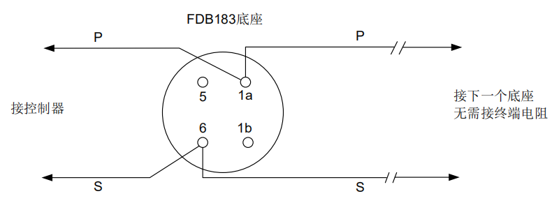 FDO183S点型光电感烟广东探测器接线图